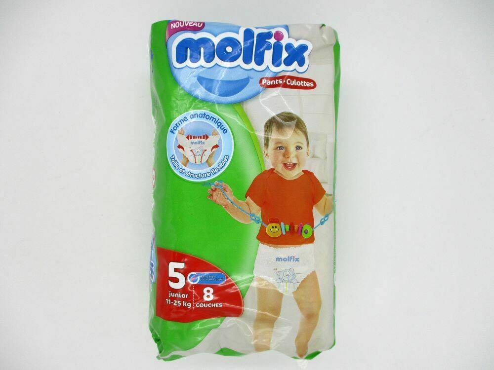 Molfix 5 junior Pants culottes 12-17kg 8 couches