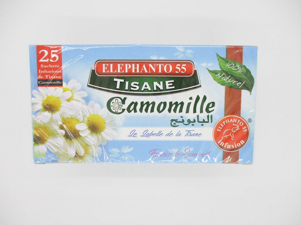 Elephanto 55 Tisane Camomille 25 Sachets 37 5g