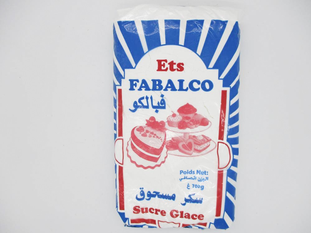 Ets Fabalco sucre glace 700g