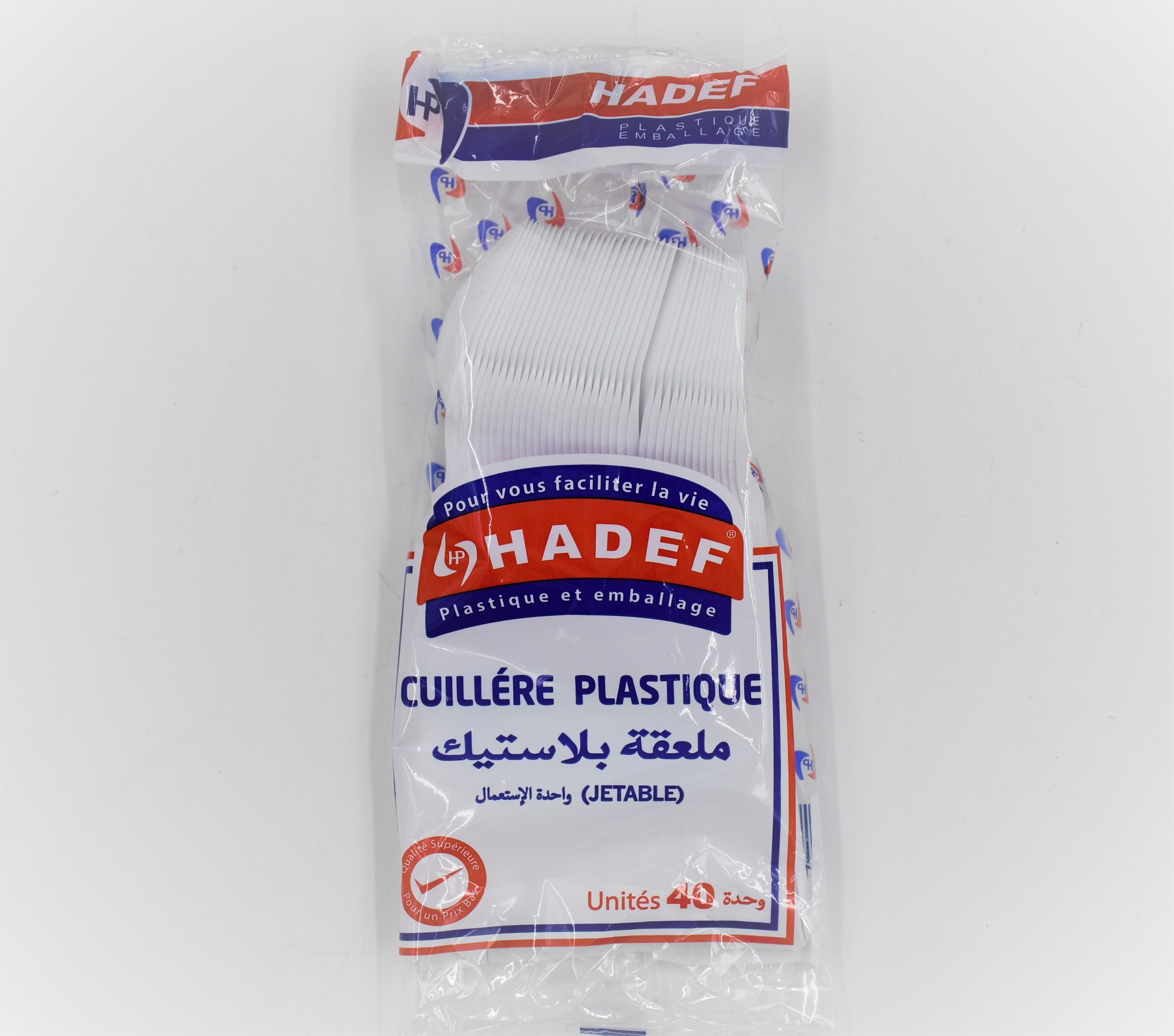 Hadef Cuillère Plastique (jetable) 40 unités