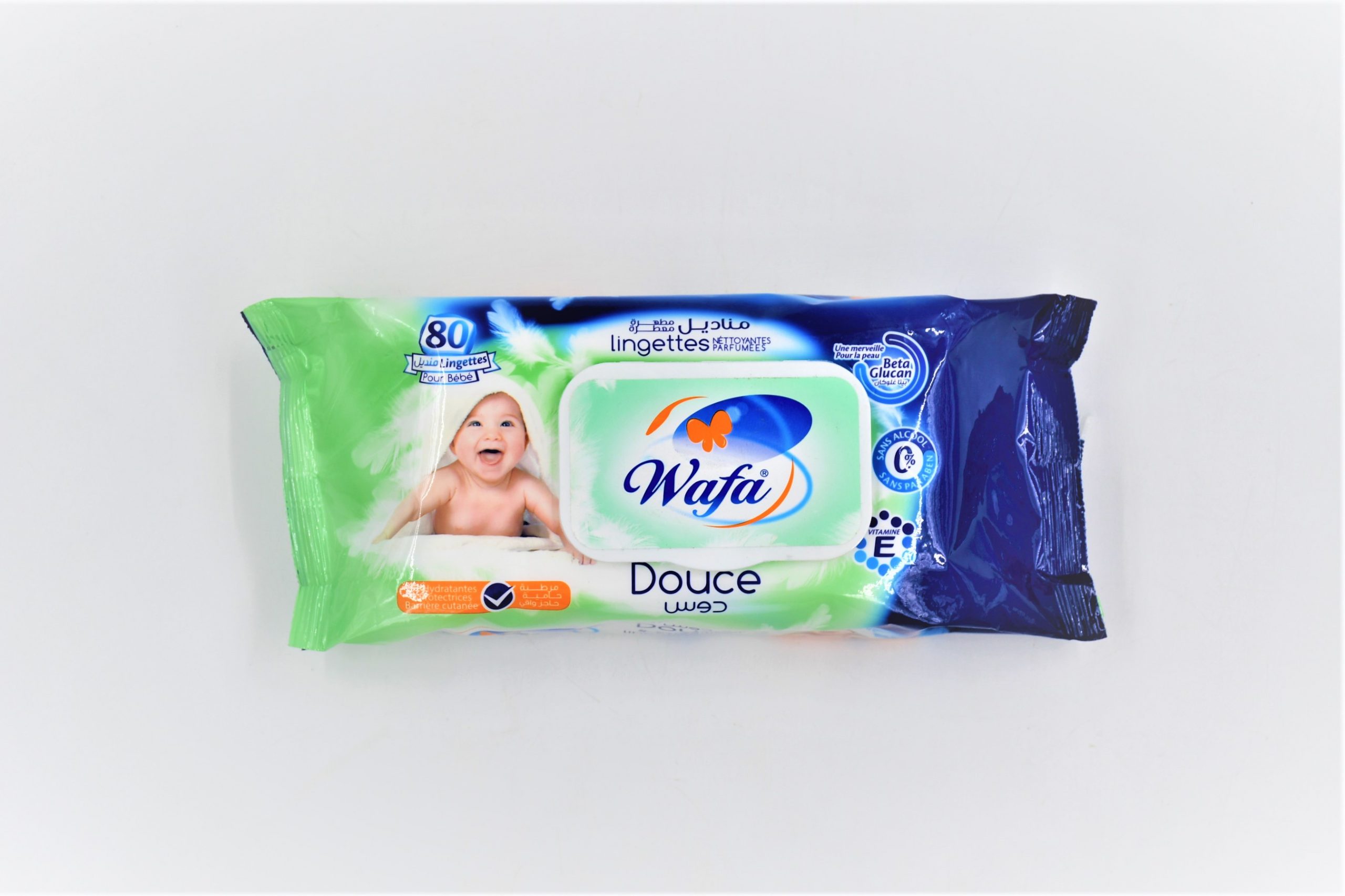 Wafa Lingettes Pour Bebe Douce 80pieces