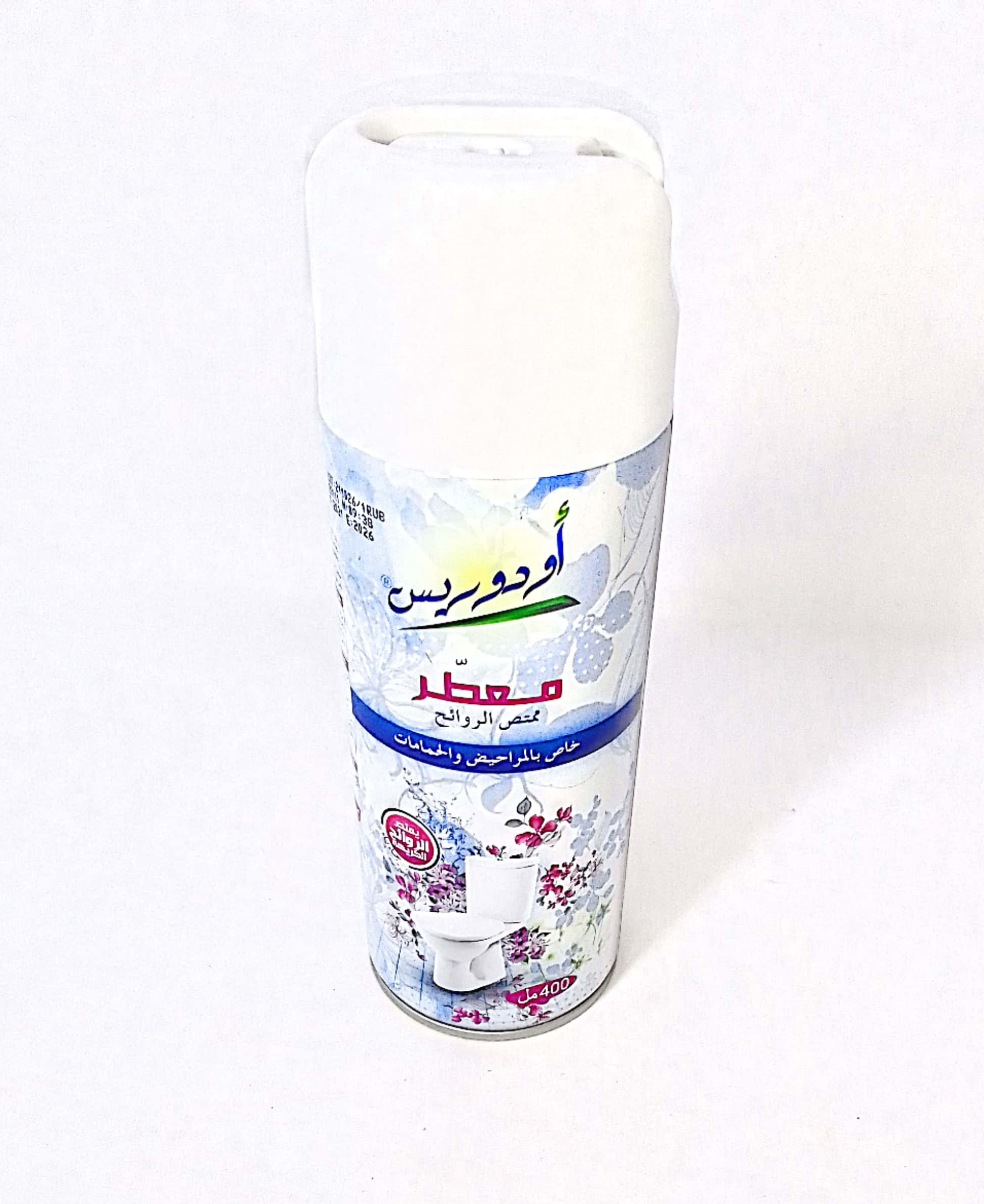 Désodorisant - Odoris - Spécial sanitaires - blanc - 400ml